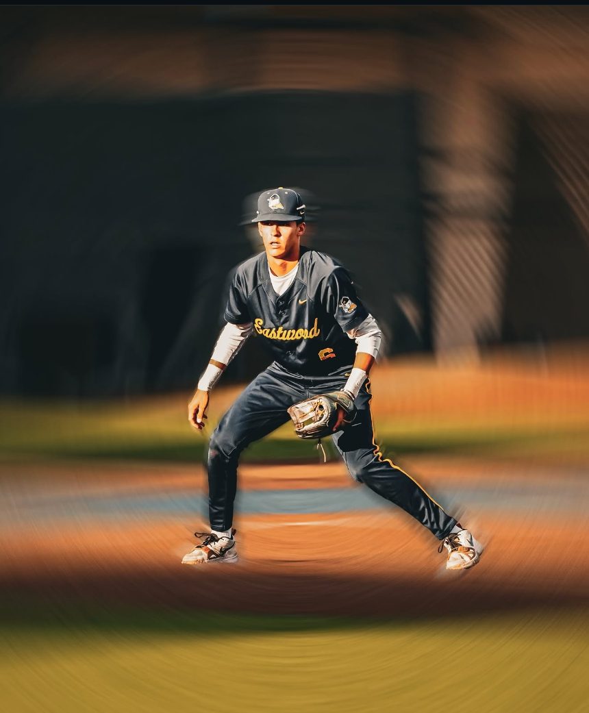 Eastwood Troopers infielder set in his stance